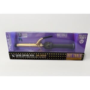 Hot Tools Professional 1101 Curling Iron with Multi-Heat Control, Regular 3/4"
